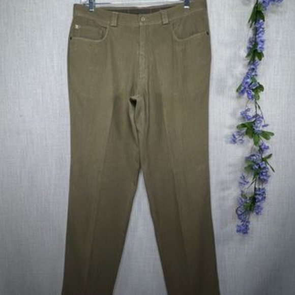 Tommy Bahama Mens Pants Striped Tan Size 38 - Picture 1 of 8